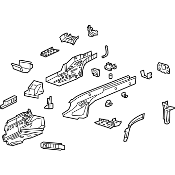GM 42676101 Rear Rail Assembly
