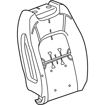 GM 23360005 Seat Back Pad