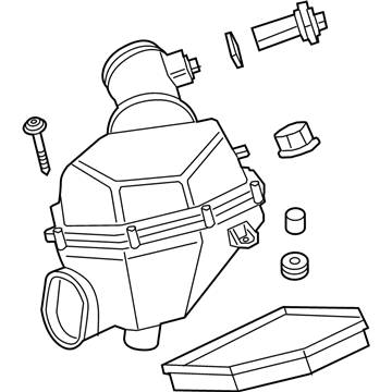BMW 13-71-7-843-290 Intake Silencer