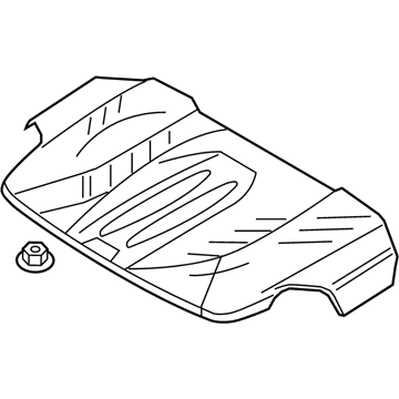 BMW 13-71-7-843-155 Engine Cover