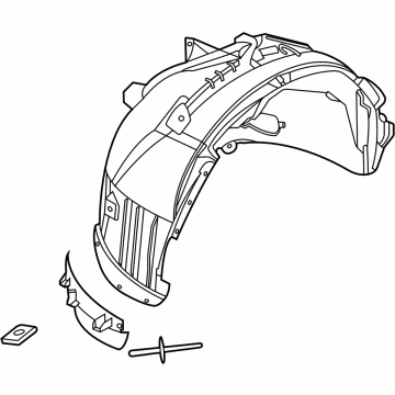 Ford LC5Z-16102-B Fender Liner