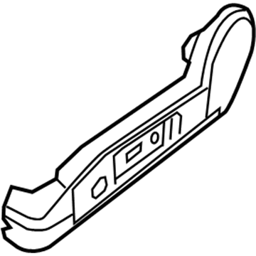 Nissan 87455-1PD0A Cover-Reclining Device, LH Outer