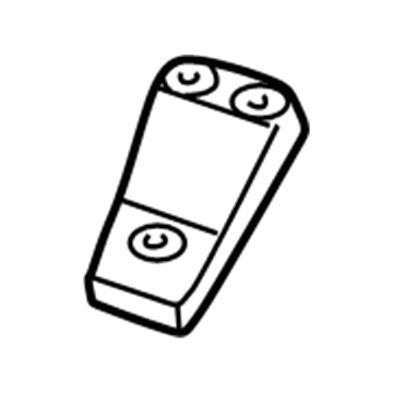 Nissan 54342-0E001 STOPPER INSULATOR