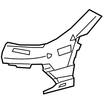 BMW 51-11-8-069-747 Insert, Bumper Front Left