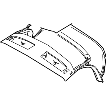 BMW 54-34-7-114-082 Folding-Top Frame With Main Bearing