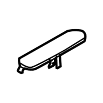 BMW 54-31-7-117-349 Main Pillar Cover, Left