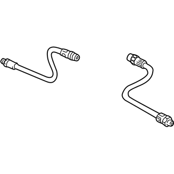 BMW 34-30-1-163-080 Brake Hose Rear