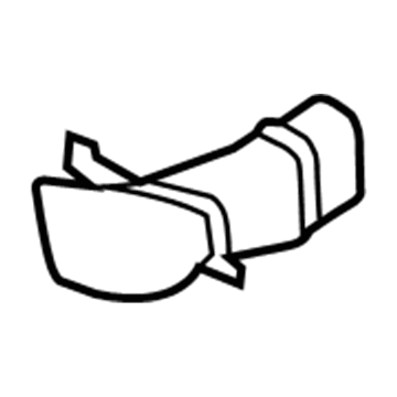 BMW 51-74-7-255-129 Air Brake Channel Left