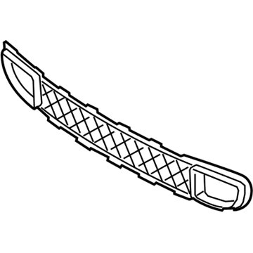 BMW 51-11-7-289-990 Trim Grille, Bottom