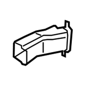 BMW 51-74-7-266-547 Air Brake Channel Rear Left