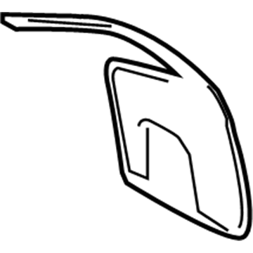Toyota 53885-06110 Fender Liner Rear Seal