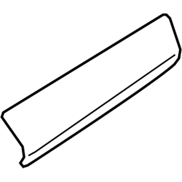 BMW 51-45-9-210-986 Cover, Glovebox, Aluminium, Bottom