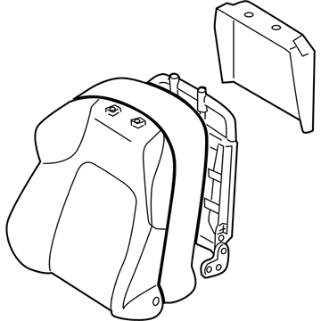 Hyundai 88300-2C675-GAE Back Assembly-Front Seat Driver