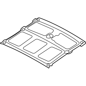 Kia 671354D000 Rail Assembly-Roof Center N