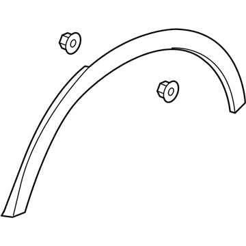 GM 84142041 Wheel Opening Molding