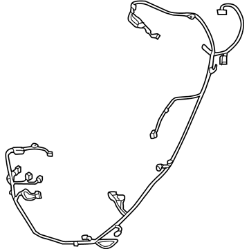 BMW 61-12-8-799-018 SET OF CABLES, REAR BUMPER