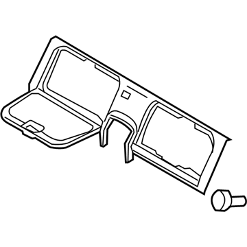 Nissan 84909-CE401 FINISHER Assembly-Luggage Floor, L Front