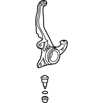 Honda 51215-S04-980 Knuckle, Left Front (Abs)