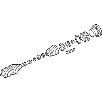 Ford 5L1Z-3B436-AA Shaft & Joint Assembly