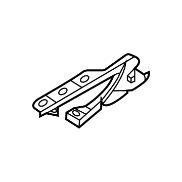 Hyundai 66910-L0000 Hinge Assembly-Hood, LH