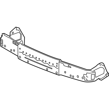 Honda 71130-TM8-A00ZZ Beam, FR. Bumper