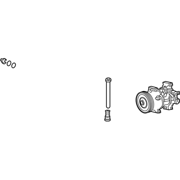 Lexus 88310-02B60 Compressor Assembly, W/P