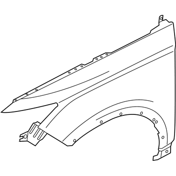 Ford EJ7Z-16005-A Fender