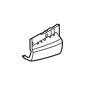 Kia 86613R0000 BRACKET-RR BUMPER SI