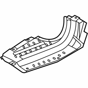 Kia 86675R0000 COVER-RR BUMPER UNDE