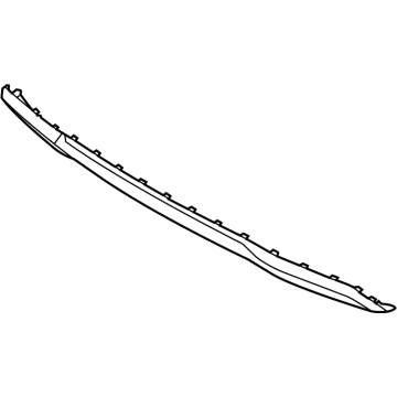 Kia 86670R0000 SKID PLATE-RR BUMPER