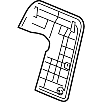 Nissan 87690-EA200 Board Assy-Front Seat Back