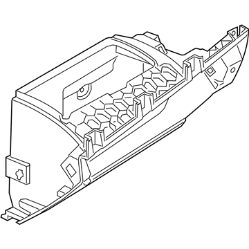 BMW 51-45-9-276-266 Glove Box Housing