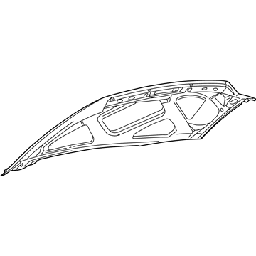 Ford 4C3Z-16612-AA Hood