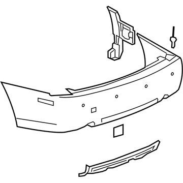 GM 19180574 Bumper Cover