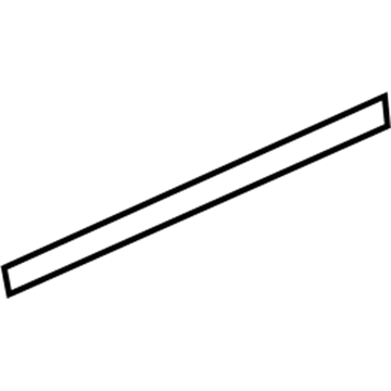 Hyundai 86382-2S000 Black Tape-Rear Door Frame Upper, LH
