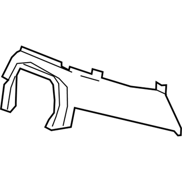 Acura 71156-TZ5-A00 Block, Left Front Grille