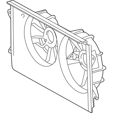 Toyota 16711-74501 Shroud Sub-Assy, Fan
