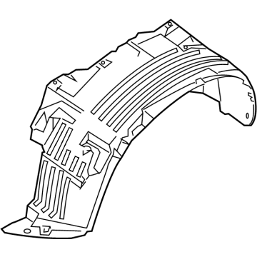 Nissan 63840-ZS00A PROTCT Front Fender R