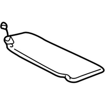 Toyota 74310-48090-B0 Sunvisor GREY