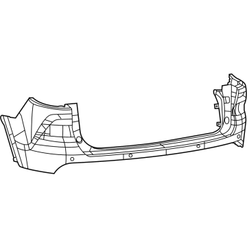 Mopar 68541751AA FASCIA-REAR UPPER
