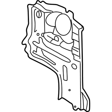 Nissan 62520-9Z430 Support-Radiator Core, Side RH