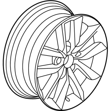 Honda 42700-TV8-E81 Disk, Aluminum Wheel (18X8J) (Enkei)