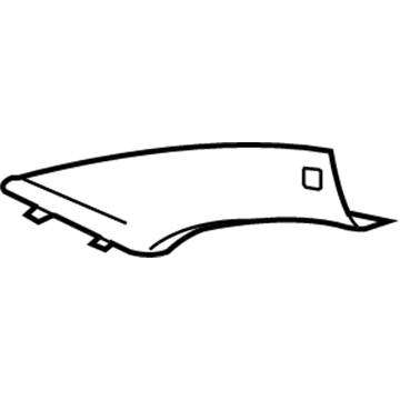 BMW 51-43-7-124-772 Cover, Column A Right