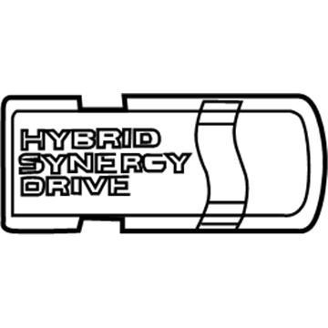 Toyota 75441-47060 Nameplate