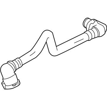 BMW 17-22-7-634-582 Transmission Oil Cooler Line, Return