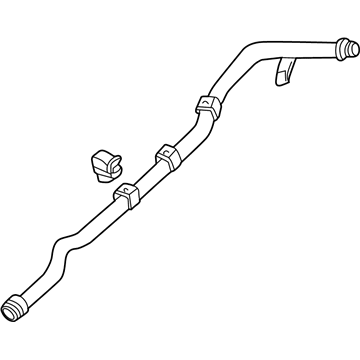 BMW 11-53-7-830-558 Water Hose Return Pipe