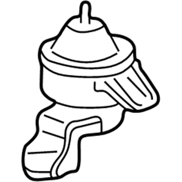 Honda 50828-S77-003 Rubber, Engine Side Mounting