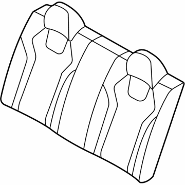 Hyundai 89351-AB210 Pad-Rear Seat Back, LH