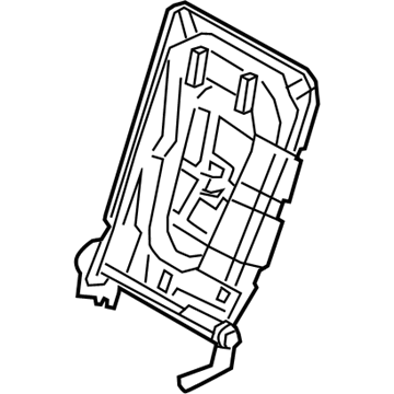 BMW 52-20-7-300-099 Frame, Backrest Left
