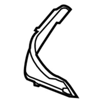 GM 23404978 Cowl Grille Side Extension